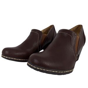 Croft & Barrow Ortholite Heeled Mules Brown Size 8-1/2